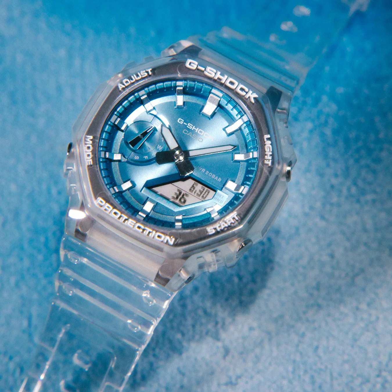 CASIO G-SHOCK GA-2100BM-7A2DR STANDARD ANALOG-DIGITAL MEN WATCH - Image 4