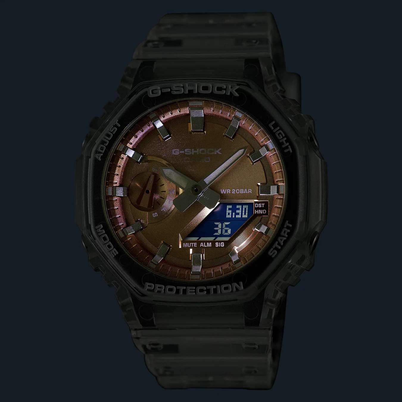 CASIO G-SHOCK GA-2100BM-7A5DR STANDARD ANALOG-DIGITAL MEN WATCH - Image 5