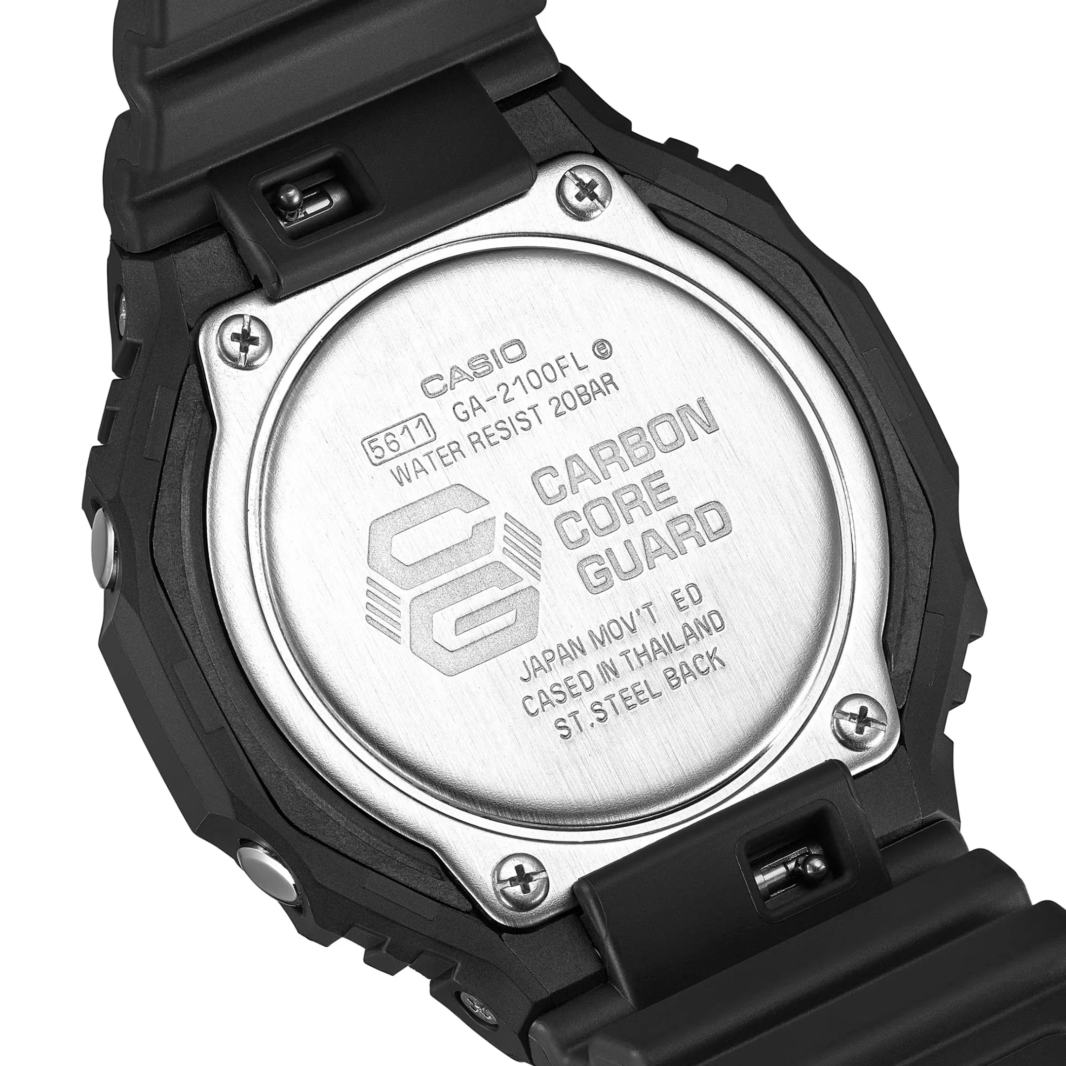 CASIO G-SHOCK GA-2100FL-1ADR STANDARD ANALOG-DIGITAL BLUE MEN WATCH - Image 3