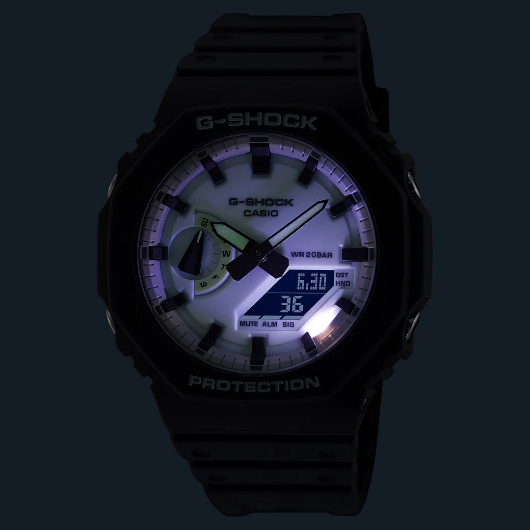 CASIO G-SHOCK GA-2100HD-8ADR ANALOG-DIGITAL GREY WATCH - Image 4