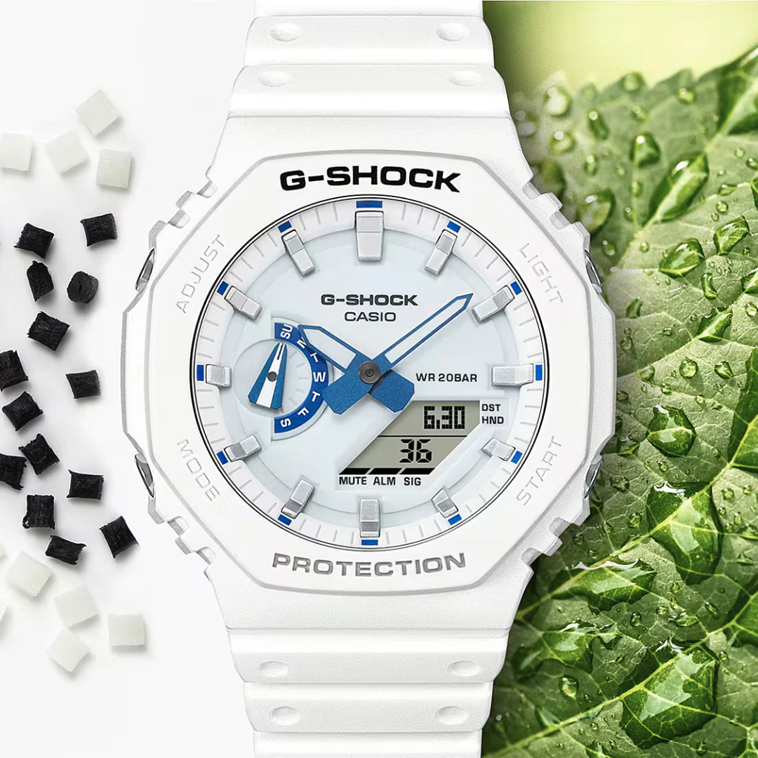 CASIO G-SHOCK GA-2100HDS-7ADR STANDARD ANALOG-DIGITAL WHITE WATCH - Image 7
