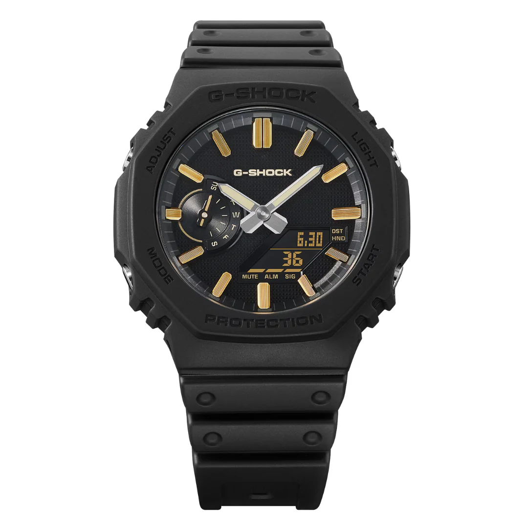 CASIO G-SHOCK GA-2100LXB-1A9DR LUXE BLACK STANDARD ANALOG-DIGITAL MEN WATCH - Image 3
