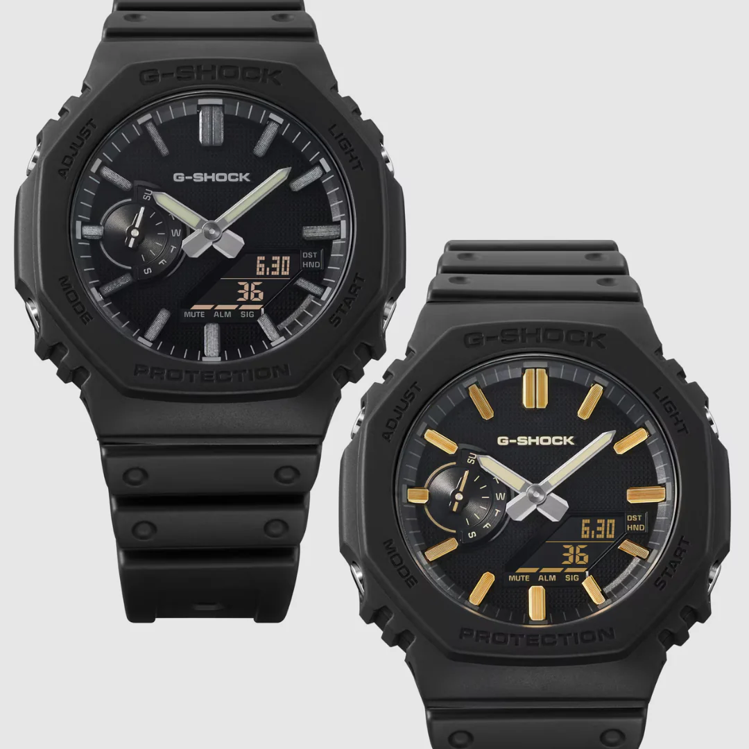 CASIO G-SHOCK GA-2100LXB-1ADR LUXE BLACK STANDARD ANALOG-DIGITAL MEN WATCH - Image 3