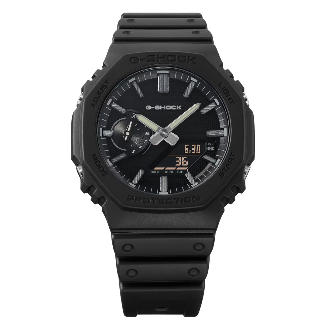 CASIO G-SHOCK GA-2100LXB-1ADR LUXE BLACK STANDARD ANALOG-DIGITAL MEN WATCH - Image 5