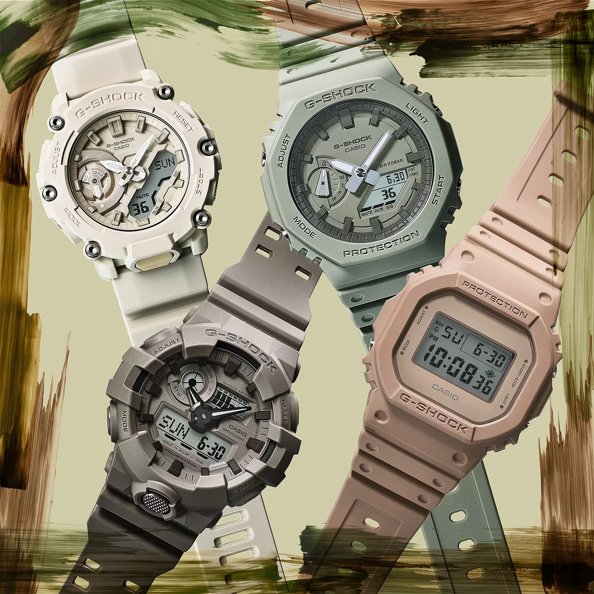 CASIO G-SHOCK GA-2100NC-3ADR ANALOG-DIGITAL GREEN MEN WATCH - Image 5