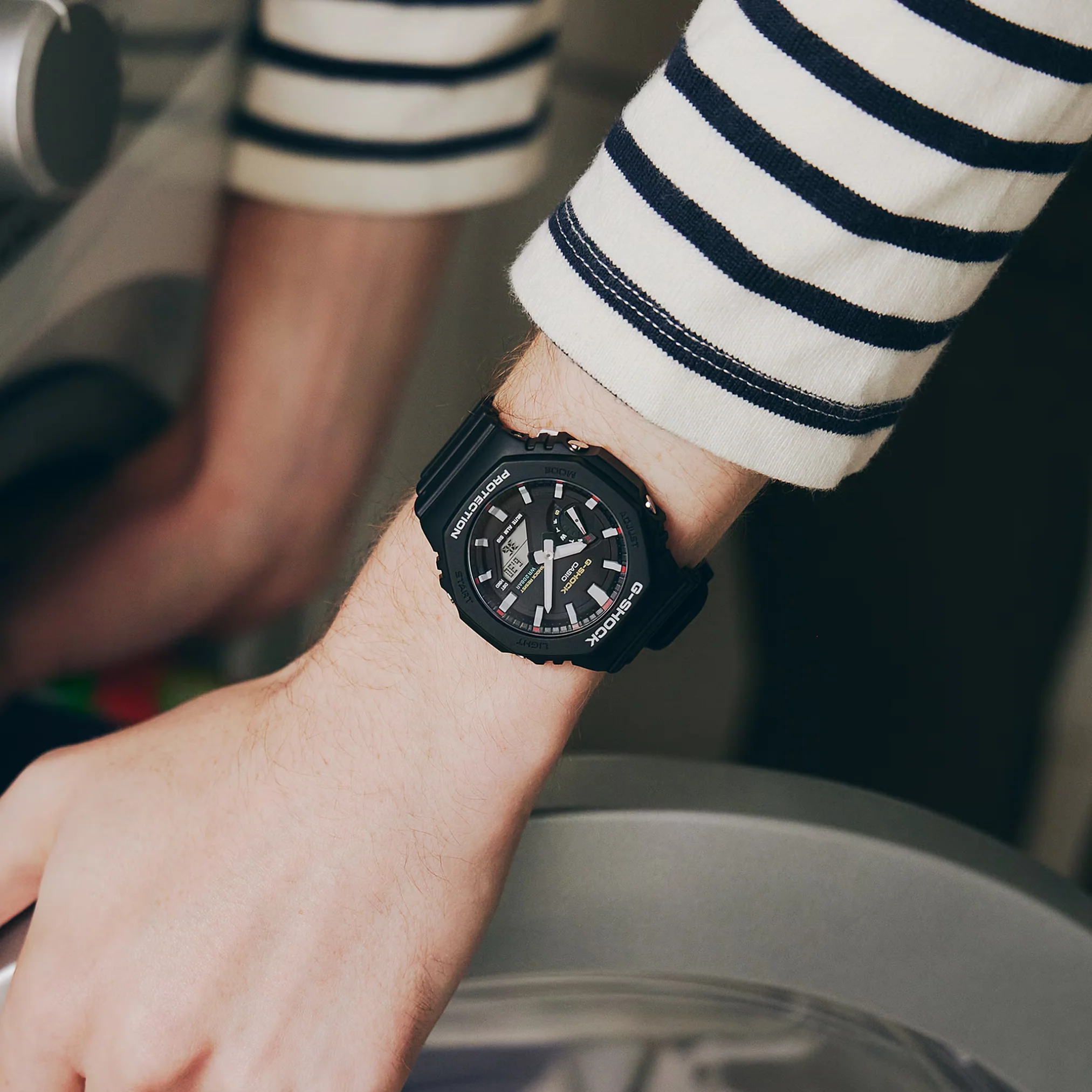 CASIO G-SHOCK GA-2100RL-1ADR STANDARD ANALOG-DIGITAL BLACK MEN WATCH - Image 9