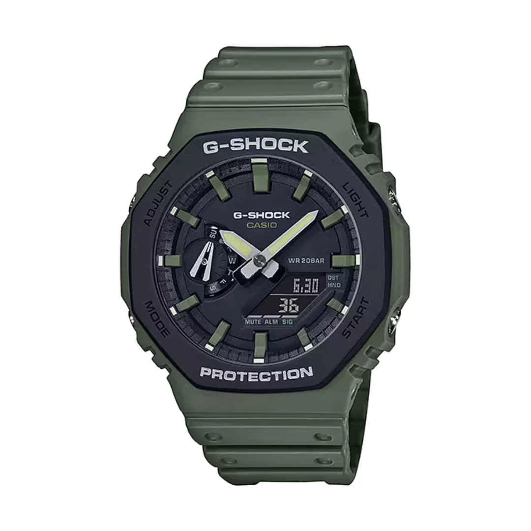 CASIO G-SHOCK GA-2110SU-3ADR SPECIAL COLOUR MODELS GREEN WATCH