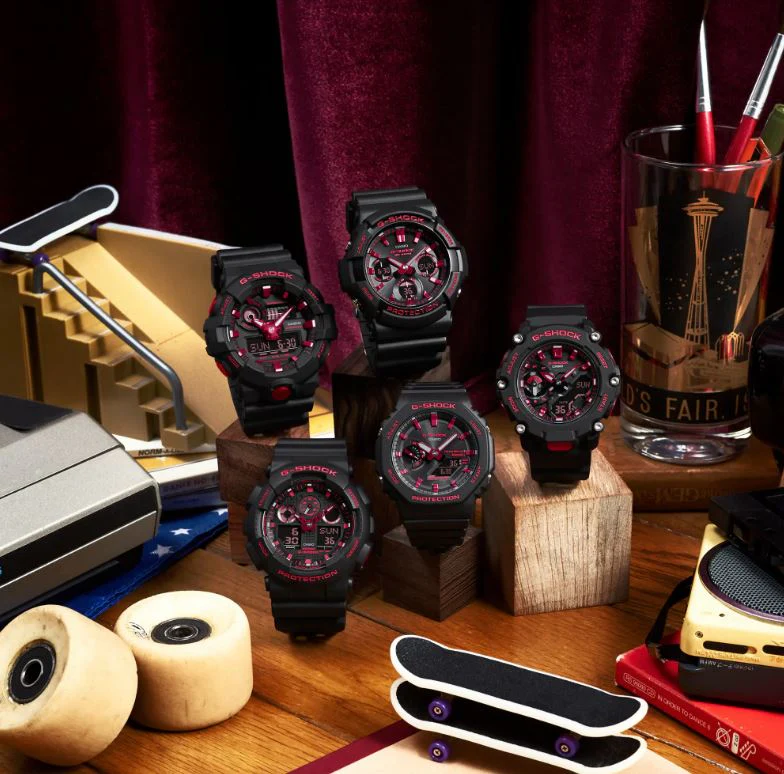 CASIO G-SHOCK GA-2200BNR-1ADR STANDARD ANALOG-DIGITAL BLACK WATCH - Image 11