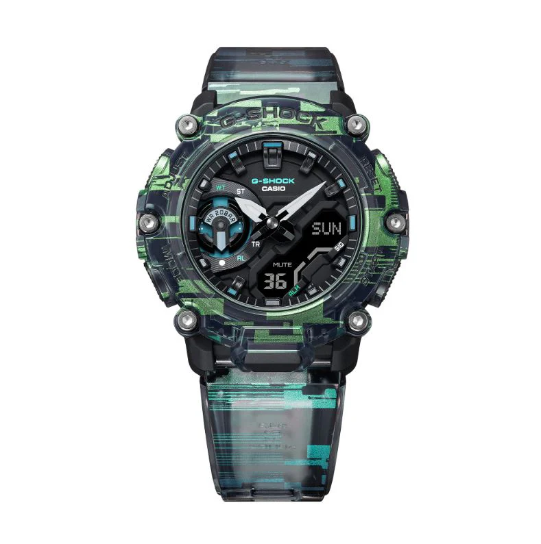 CASIO G-SHOCK GA-2200NN-1ADR SPECIAL COLOUR MODELS GREEN WATCH - Image 2