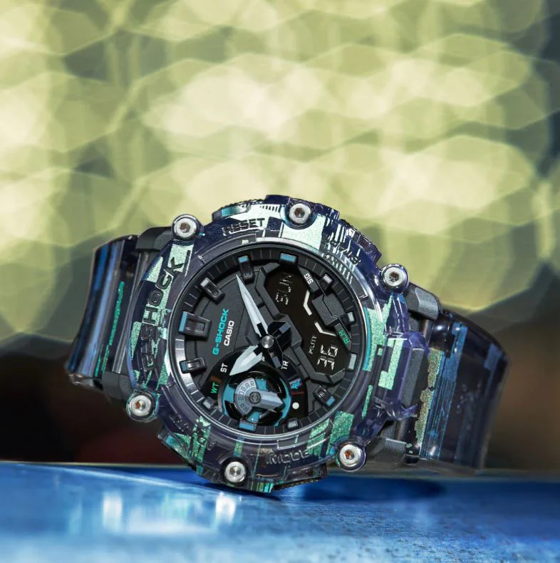 CASIO G-SHOCK GA-2200NN-1ADR SPECIAL COLOUR MODELS GREEN WATCH - Image 4