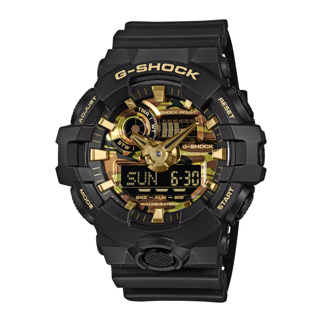 CASIO G-SHOCK GA-700CF-1ADR BOLD CAMO MEN WATCH