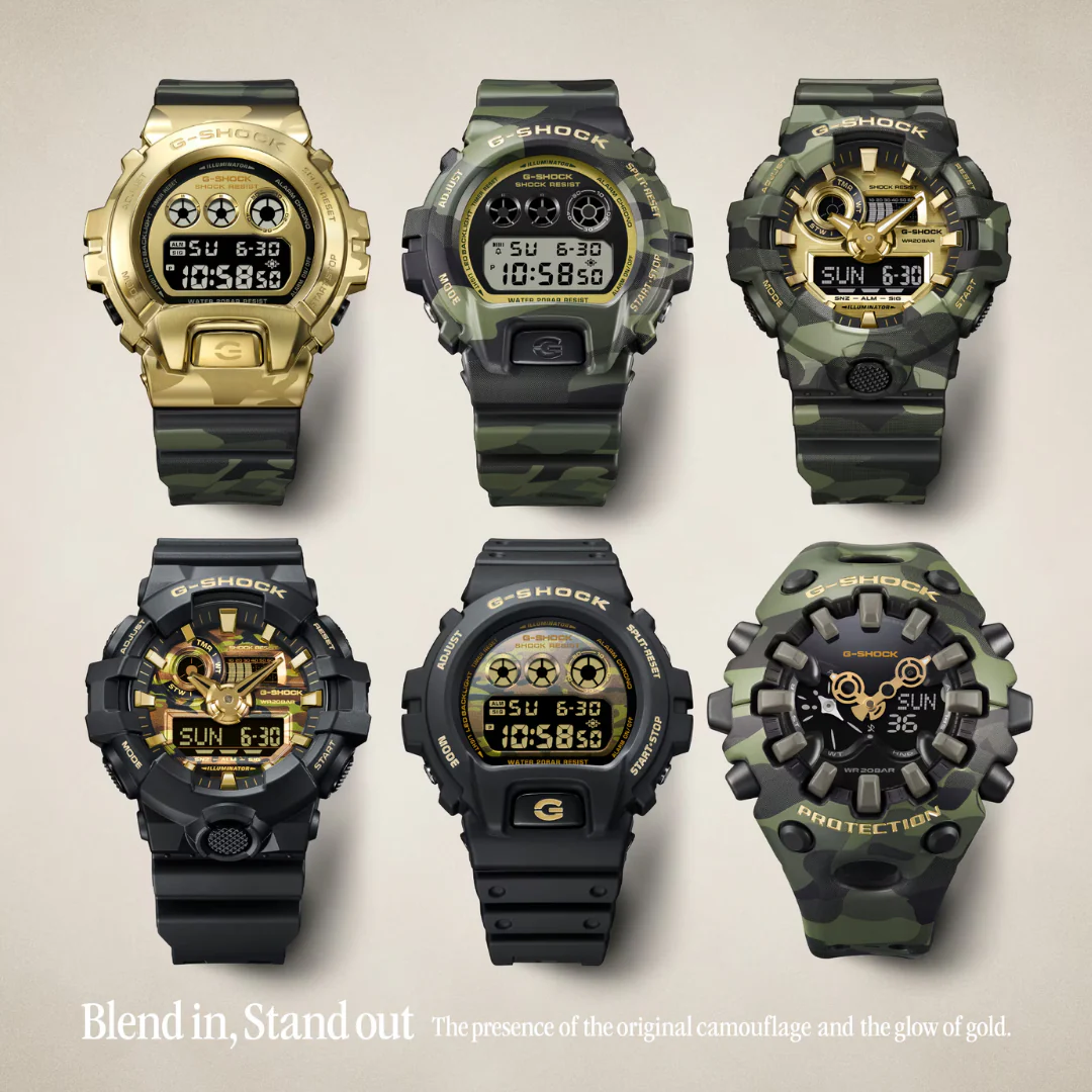 CASIO G-SHOCK DW-6900CMG-3DR BOLD CAMO STANDARD DIGITAL MEN WATCH - Image 7