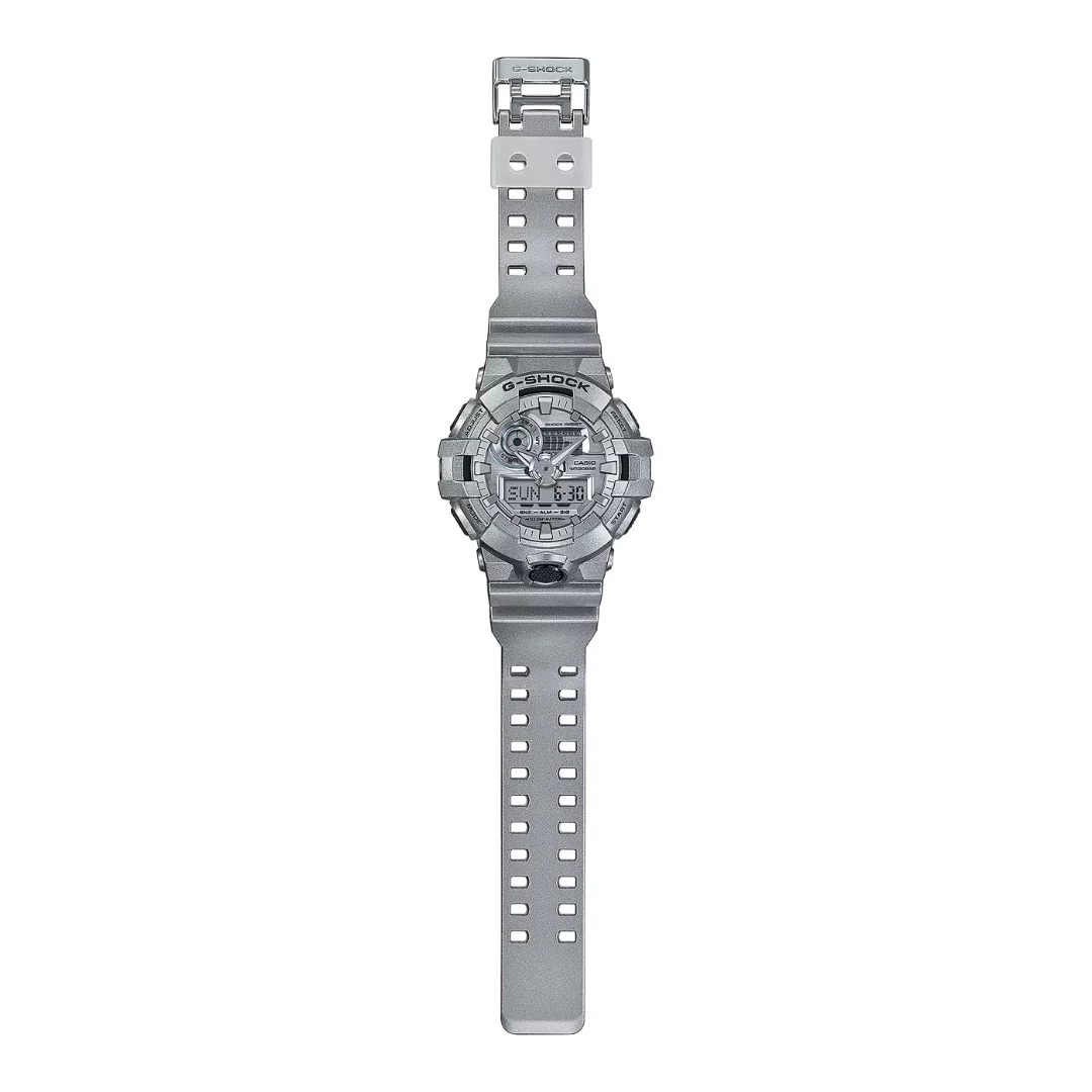 CASIO G-SHOCK GA-700FF-8ADR STANDARD ANALOG-DIGITAL METALLIC SILVER WATCH - Image 4