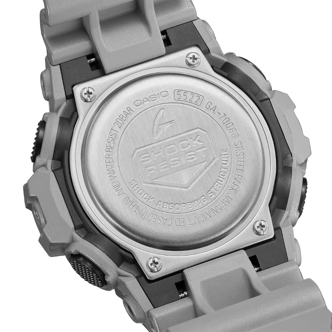 CASIO G-SHOCK GA-700FF-8ADR STANDARD ANALOG-DIGITAL METALLIC SILVER WATCH - Image 6