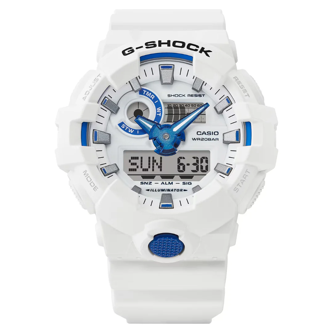 CASIO G-SHOCK GA-700HDS-7ADR STANDARD ANALOG-DIGITAL WHITE WATCH - Image 6