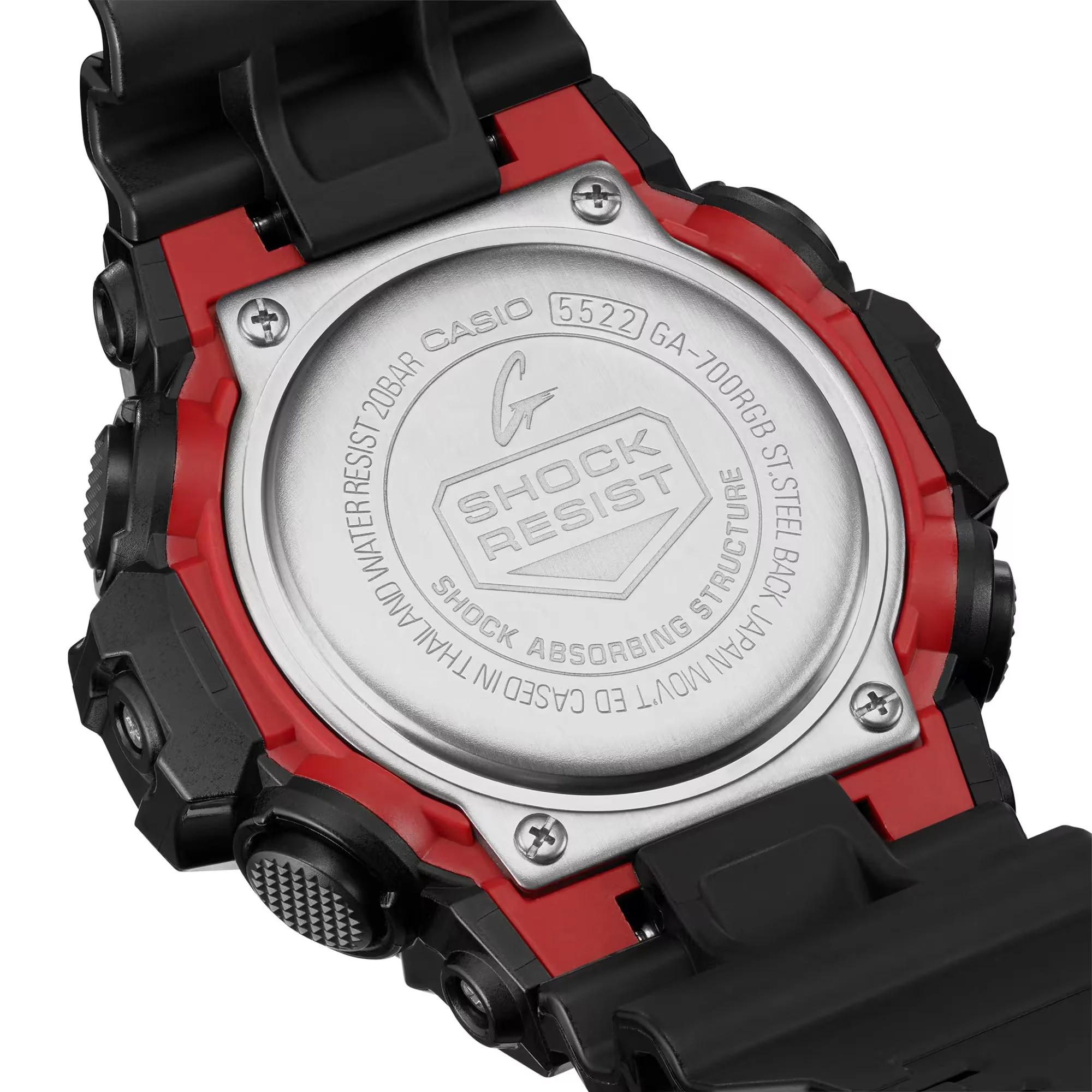 CASIO G-SHOCK GA-700RGB-1ADR VIRTUAL RAINBOW ANALOG DIGITAL BLACK WATCH - Image 7