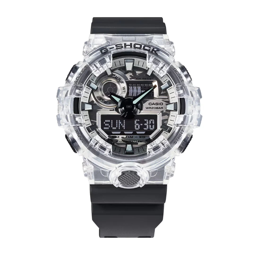 CASIO G-SHOCK GA-700SKC-1ADR SPECIAL COLOUR MODELS BLACK WATCH - Image 3