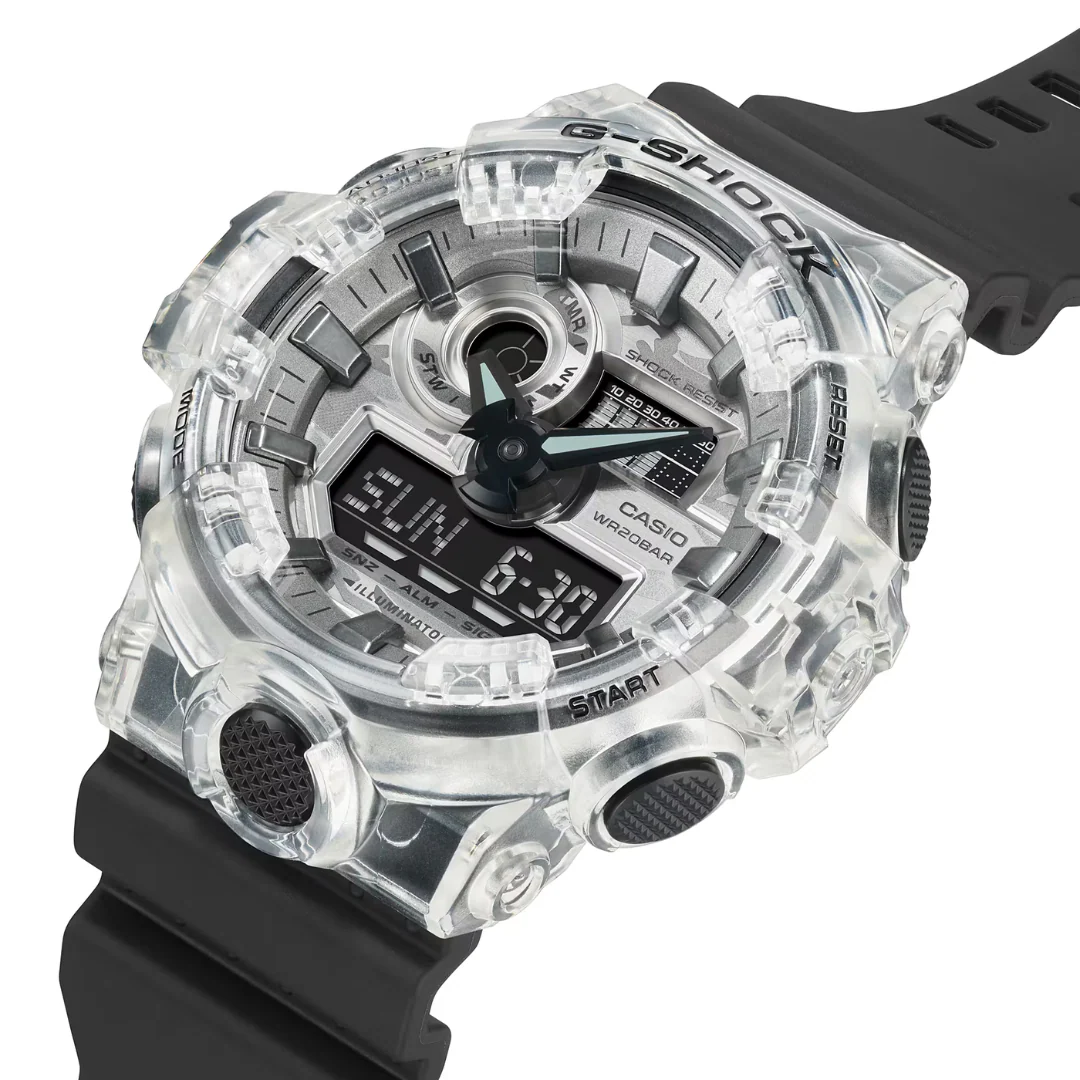 CASIO G-SHOCK GA-700SKC-1ADR SPECIAL COLOUR MODELS BLACK WATCH - Image 5