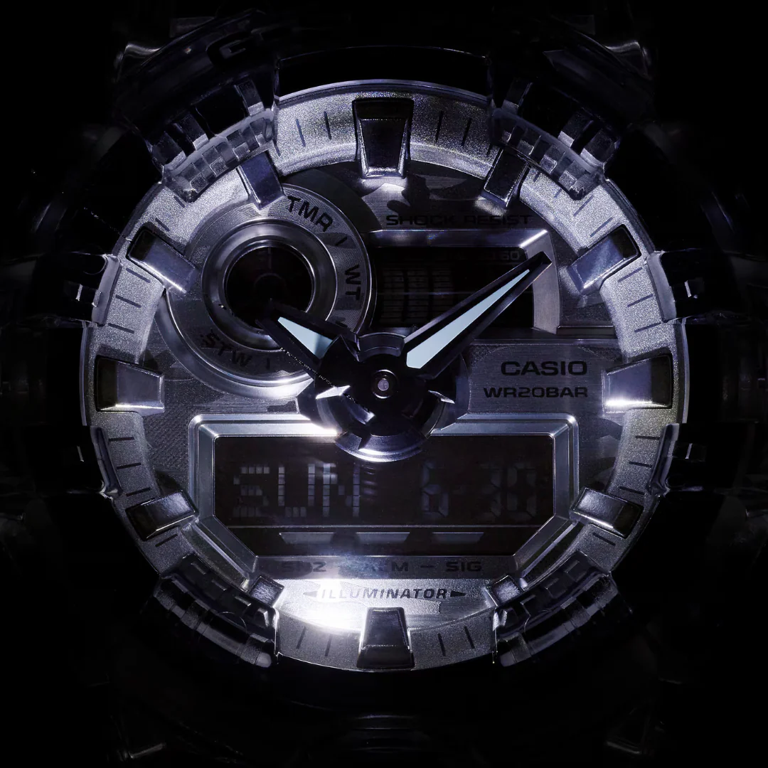 CASIO G-SHOCK GA-700SKC-1ADR SPECIAL COLOUR MODELS BLACK WATCH - Image 9