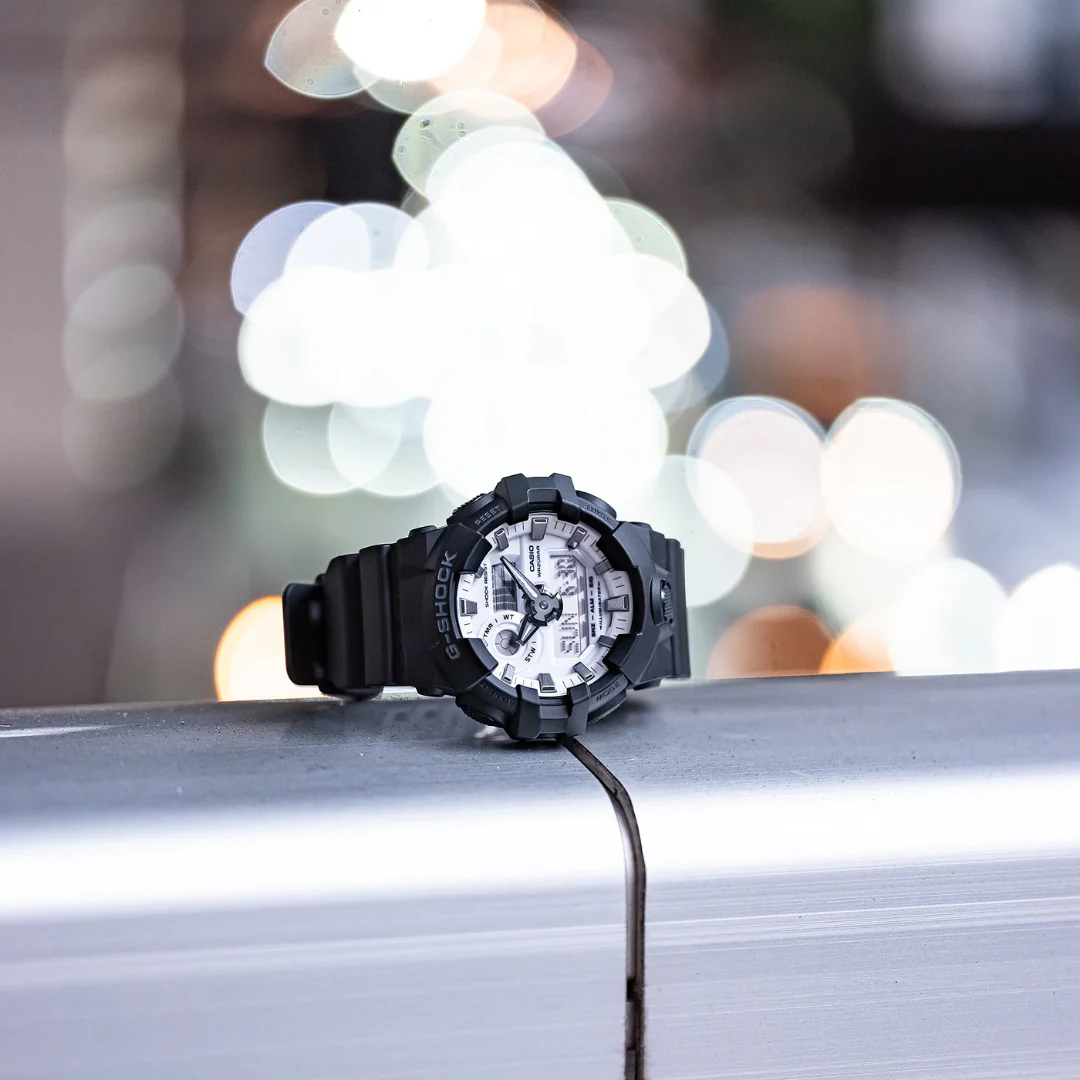 CASIO G-SHOCK GA-700WD-1ADR STANDARD ANALOG-DIGITAL BLACK WATCH - Image 3