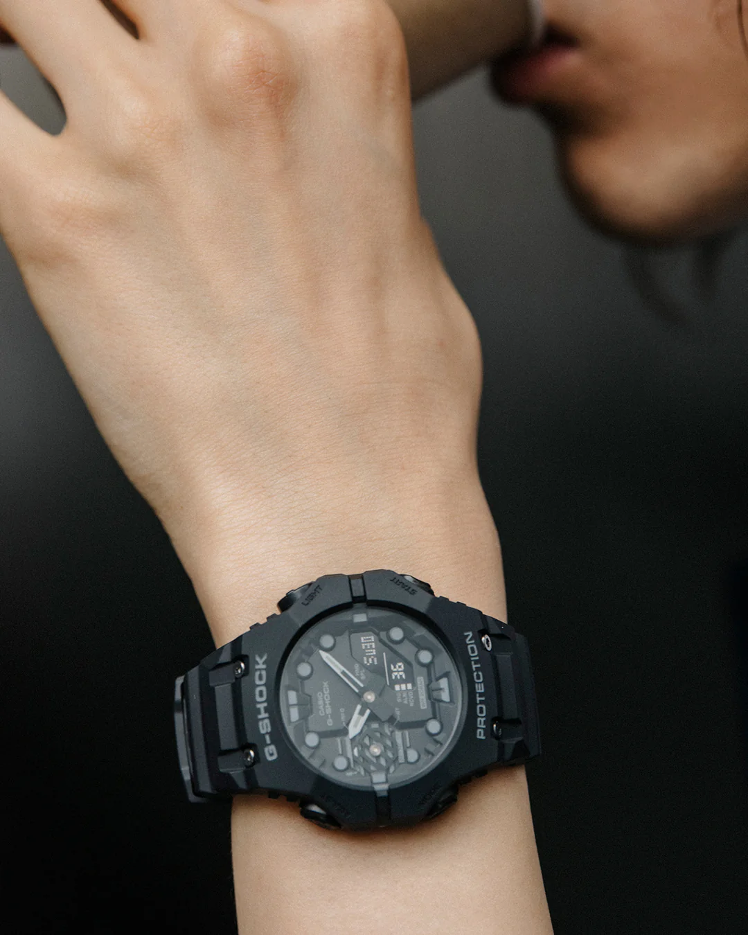 CASIO G-SHOCK GA-B001-1ADR ANALOG-DIGITAL BLACK WATCH - Image 2