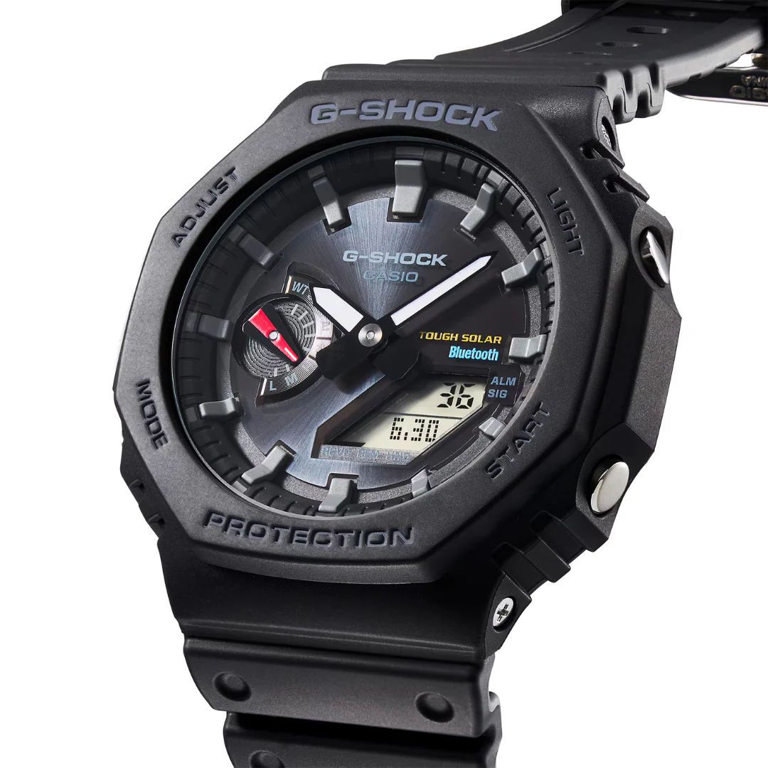 CASIO G-SHOCK GA-B2100-1ADR SOLAR ANALOG-DIGITAL BLACK WATCH - Image 3