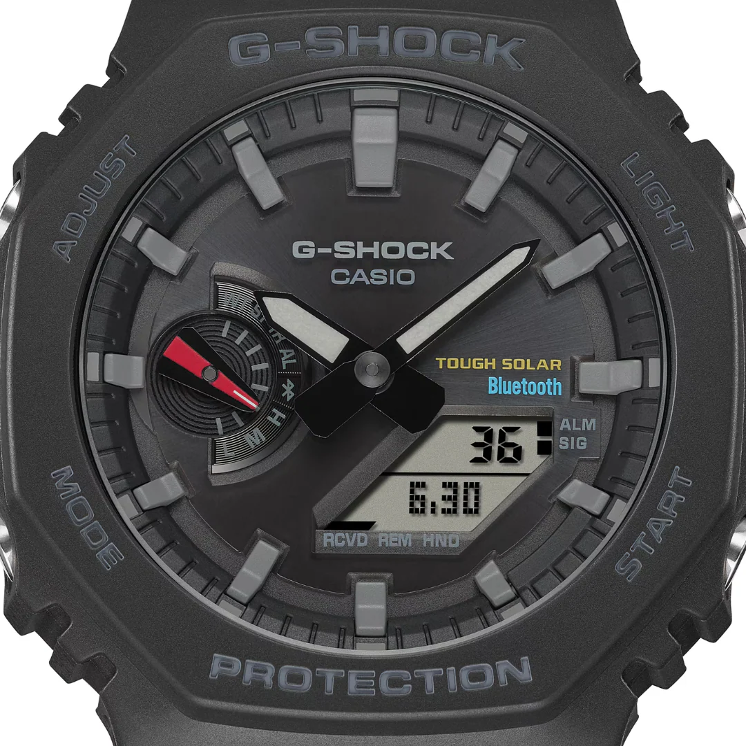 CASIO G-SHOCK GA-B2100-1ADR SOLAR ANALOG-DIGITAL BLACK WATCH - Image 6