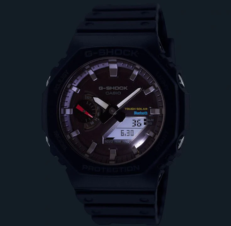 CASIO G-SHOCK GA-B2100-1ADR SOLAR ANALOG-DIGITAL BLACK WATCH - Image 8