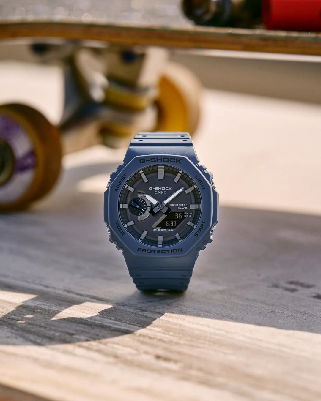 CASIO G-SHOCK GA-B2100-2ADR SOLAR ANALOG-DIGITAL BLUE WATCH - Image 9