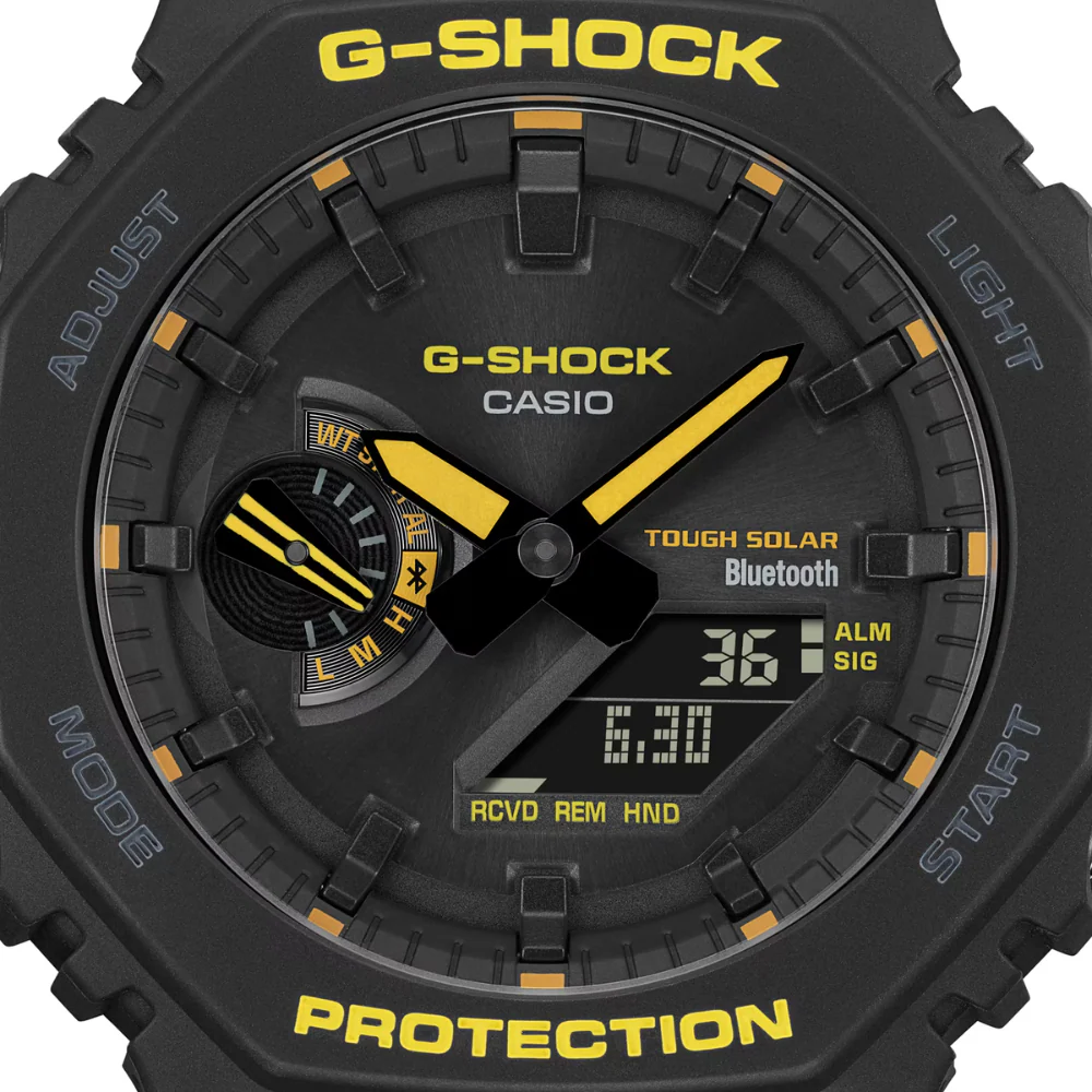 CASIO G-SHOCK GA-B2100CY-1ADR CAUTION YELLOW BLACK MEN WATCH - Image 5