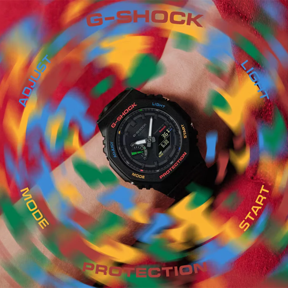 CASIO G-SHOCK GA-B2100FC-1ADR ANALOG-DIGITAL BLACK WATCH - Image 5