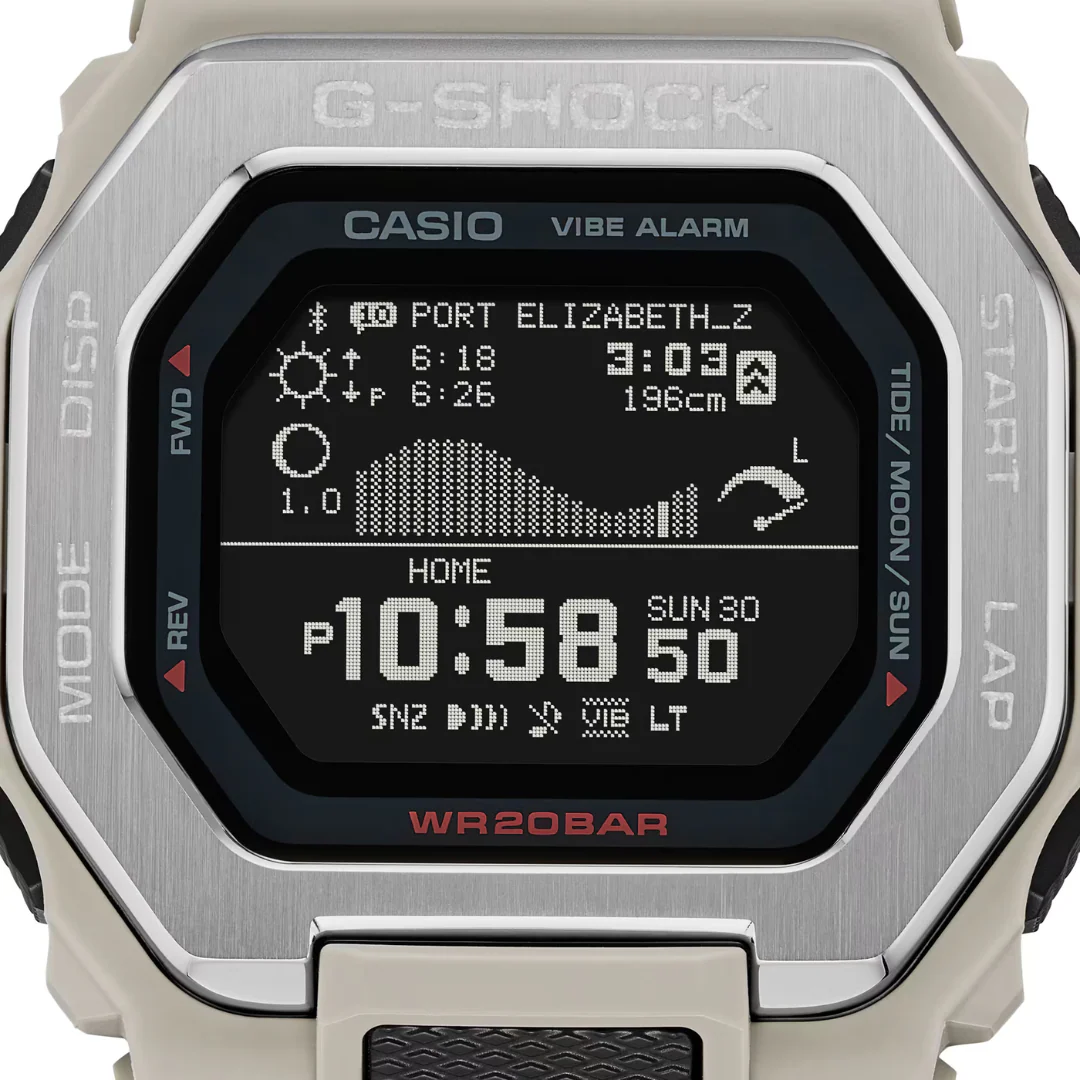 CASIO G-SHOCK GBX-100-8DR G-LIDE DIGITAL BEIGE WATCH - Image 3