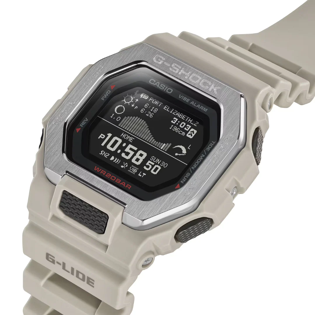 CASIO G-SHOCK GBX-100-8DR G-LIDE DIGITAL BEIGE WATCH - Image 4