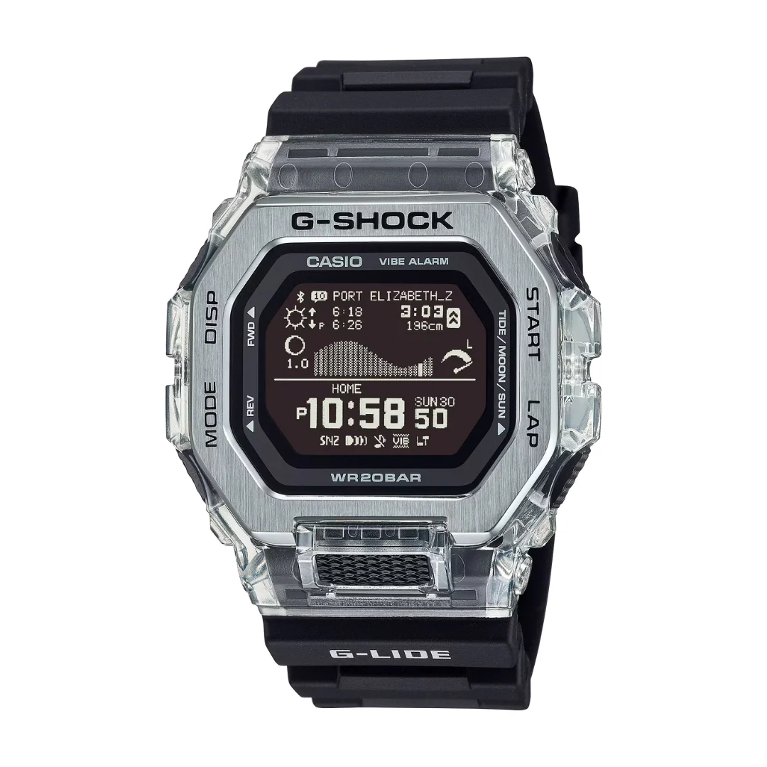CASIO G-SHOCK GBX-100S-1DR G-LIDE DIGITAL BLACK MEN WATCH