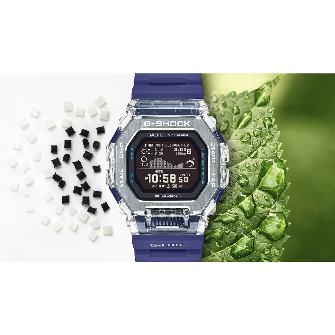 CASIO G-SHOCK GBX-100S-2DR G-LIDE DIGITAL BLUE MEN WATCH - Image 7
