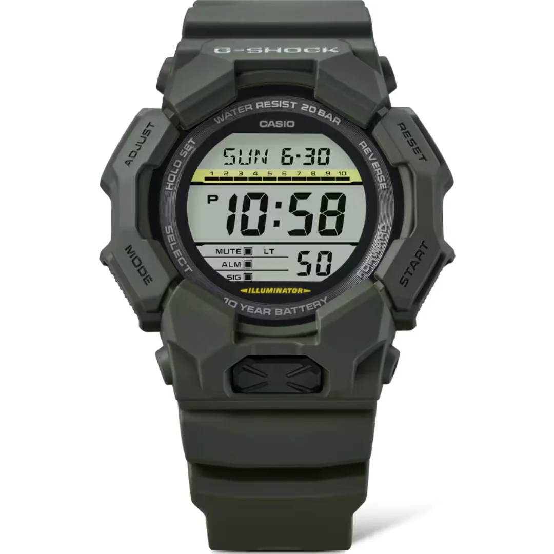 CASIO G-SHOCK GD-010-3DR STANDARD DIGITAL GREEN WATCH - Image 3