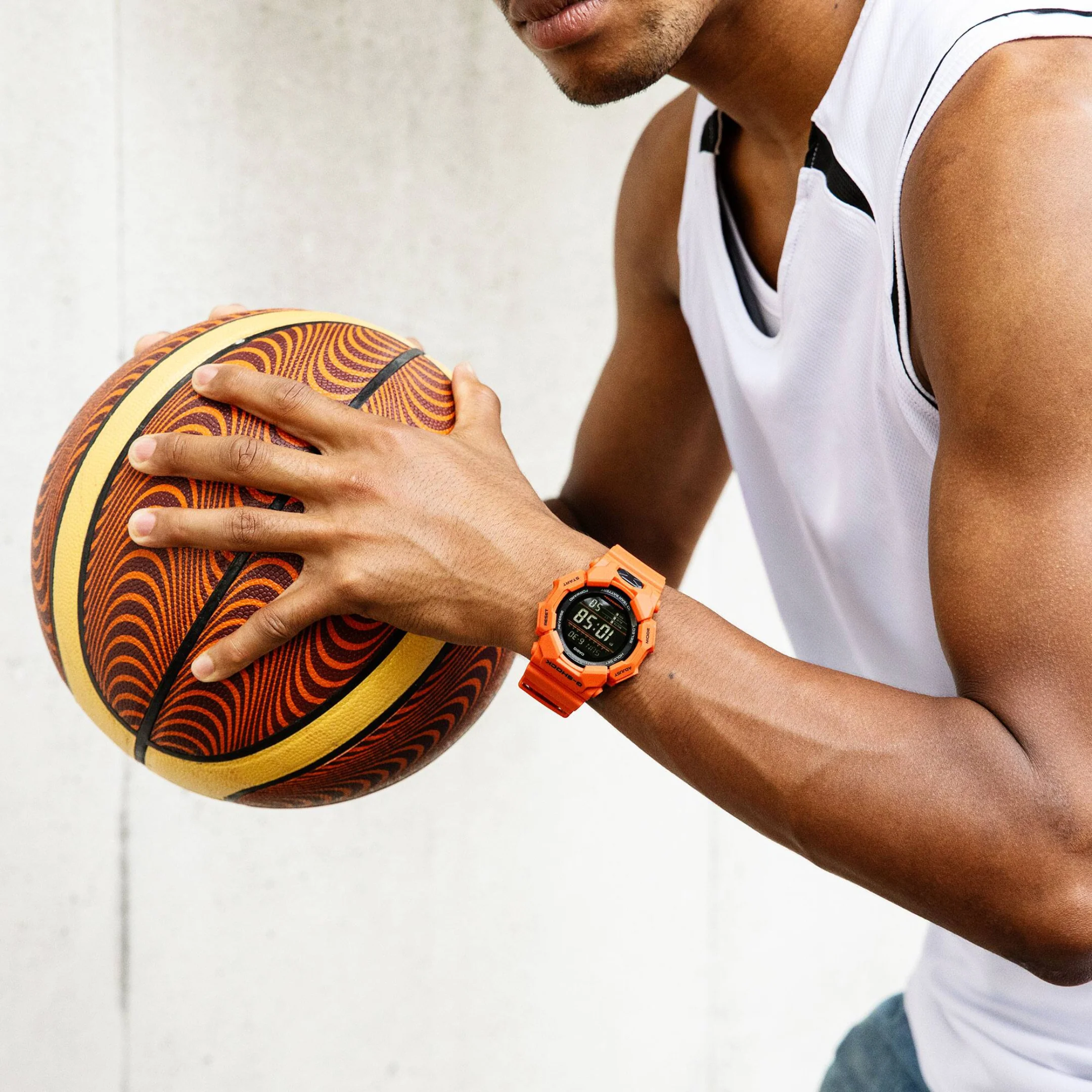 CASIO G-SHOCK GD-010-4DR STANDARD DIGITAL ORANGE WATCH - Image 10