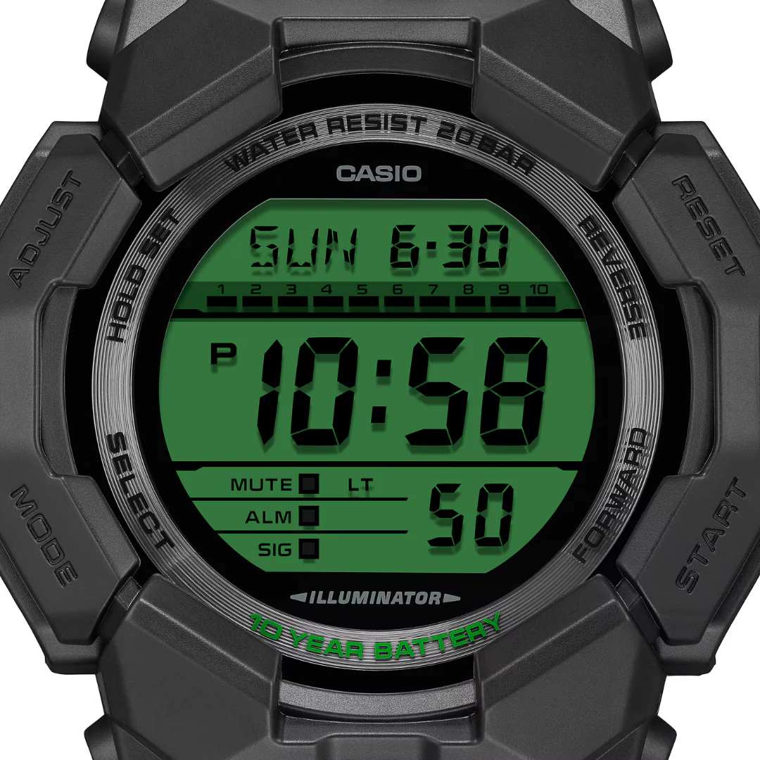 CASIO G-SHOCK GD-010BEG-1DR STANDARD DIGITAL GREEN WATCH - Image 3