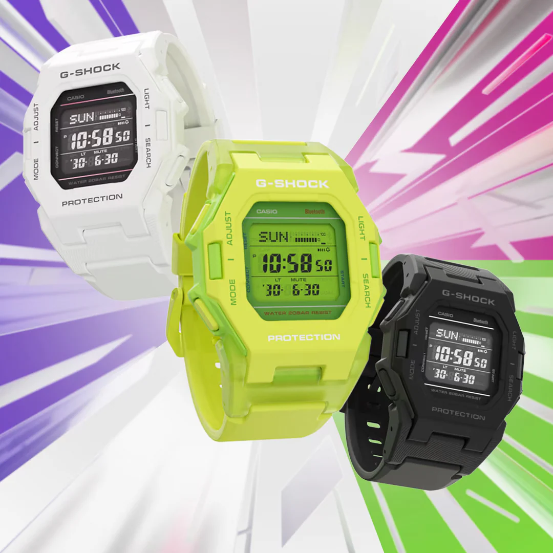 CASIO G-SHOCK GD-B500-7DR STANDARD DIGITAL WHITE WATCH - Image 3