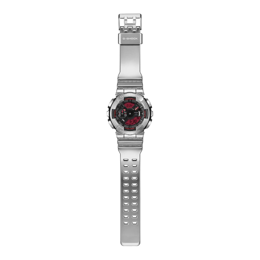 CASIO G-SHOCK GM-110YRA-8ADR FINE METALLIC ANALOG-DIGITAL SILVER WATCH - Image 3