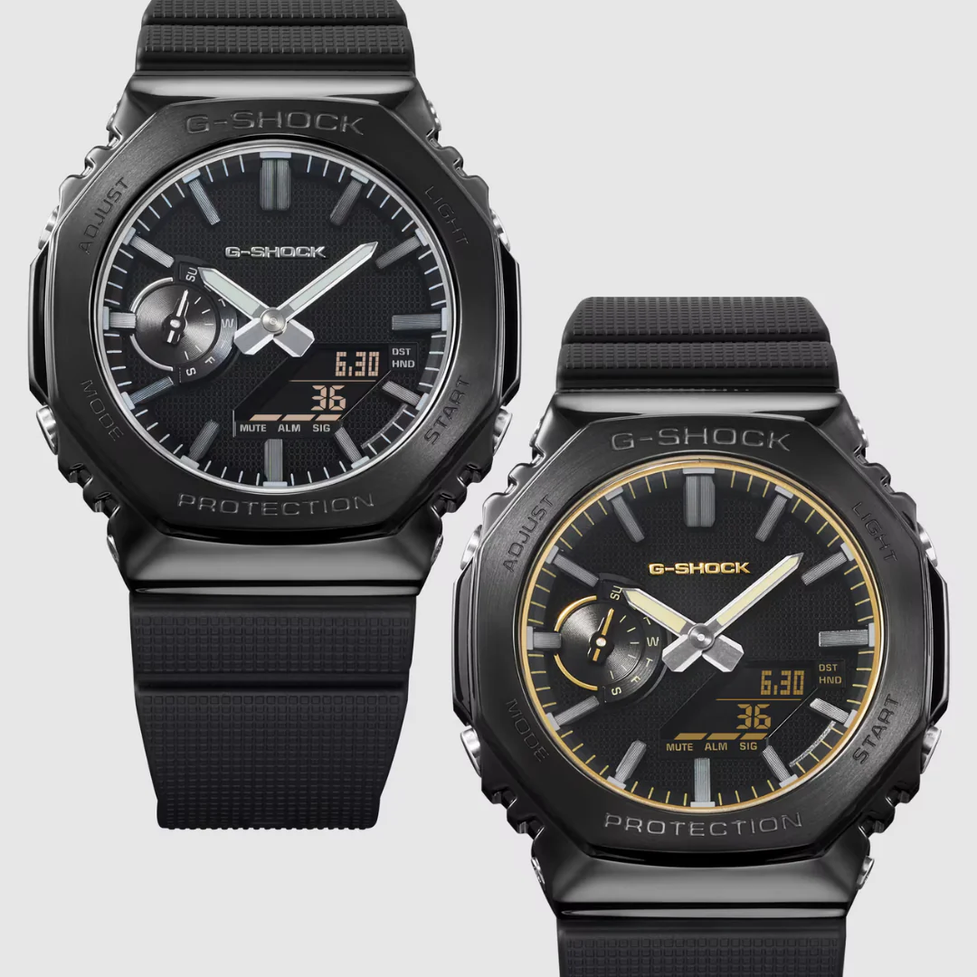 CASIO G-SHOCK GM-2100LXB-1A9DR LUXE BLACK G-STEEL ANALOG-DIGITAL MEN WATCH - Image 3