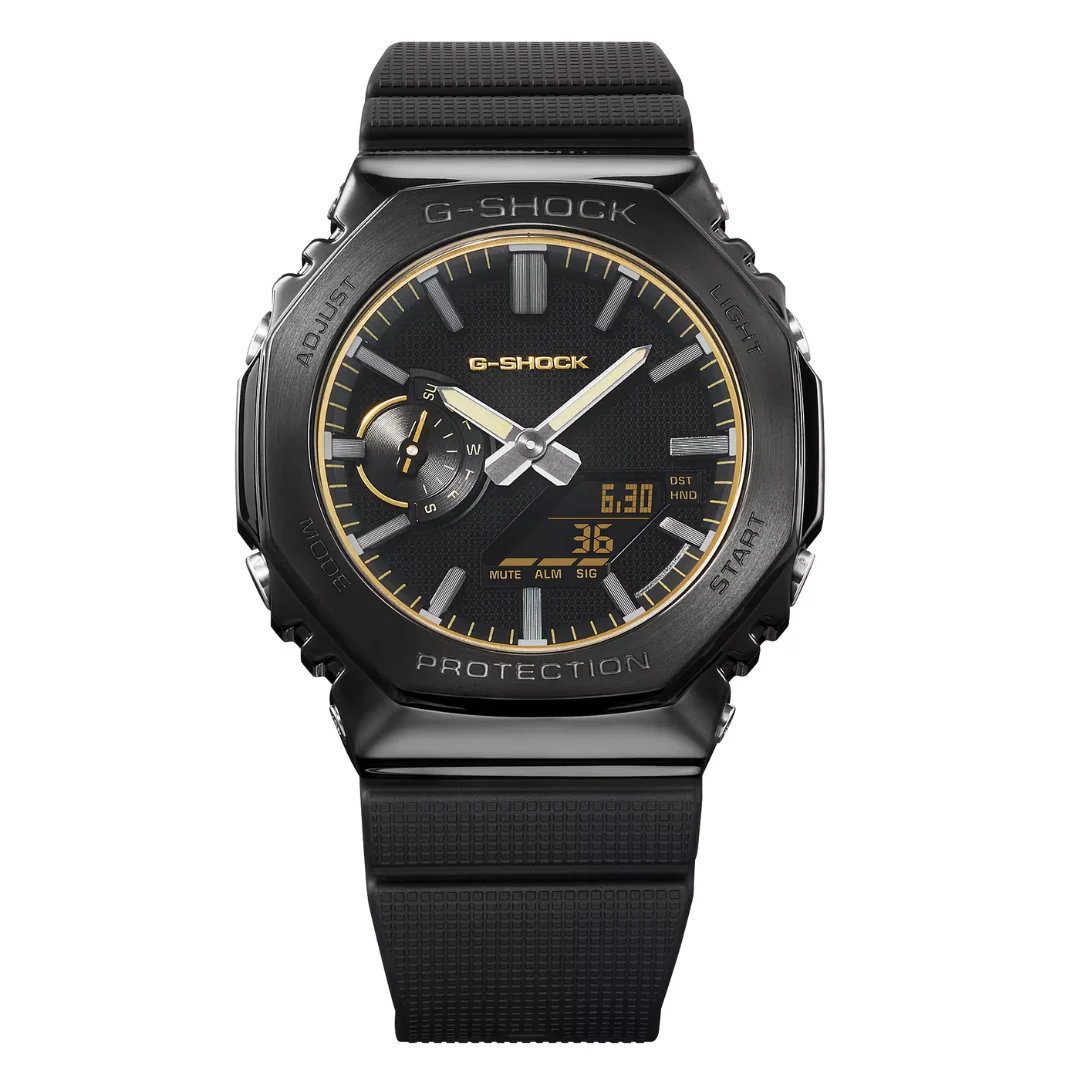 CASIO G-SHOCK GM-2100LXB-1A9DR LUXE BLACK G-STEEL ANALOG-DIGITAL MEN WATCH - Image 4