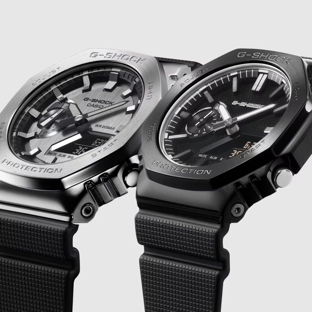 CASIO G-SHOCK GM-2100LXB-1ADR LUXE BLACK G-STEEL ANALOG-DIGITAL MEN WATCH - Image 4