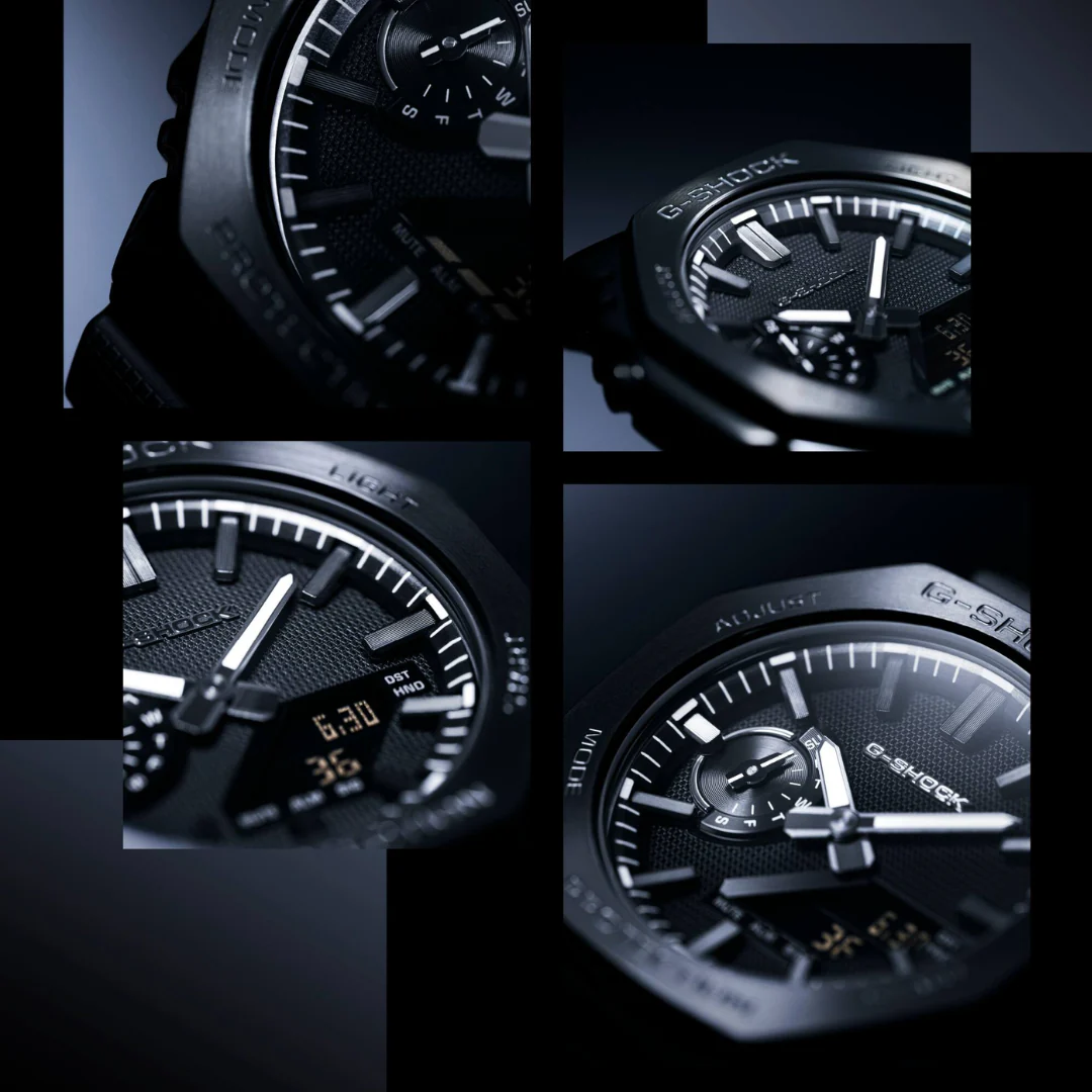 CASIO G-SHOCK GM-2100LXB-1ADR LUXE BLACK G-STEEL ANALOG-DIGITAL MEN WATCH - Image 6