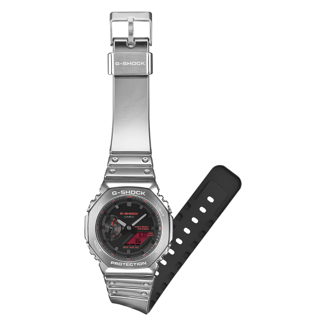 CASIO G-SHOCK GM-2100YRA-8ADR FINE METALLIC ANALOG-DIGITAL SILVER WATCH - Image 2