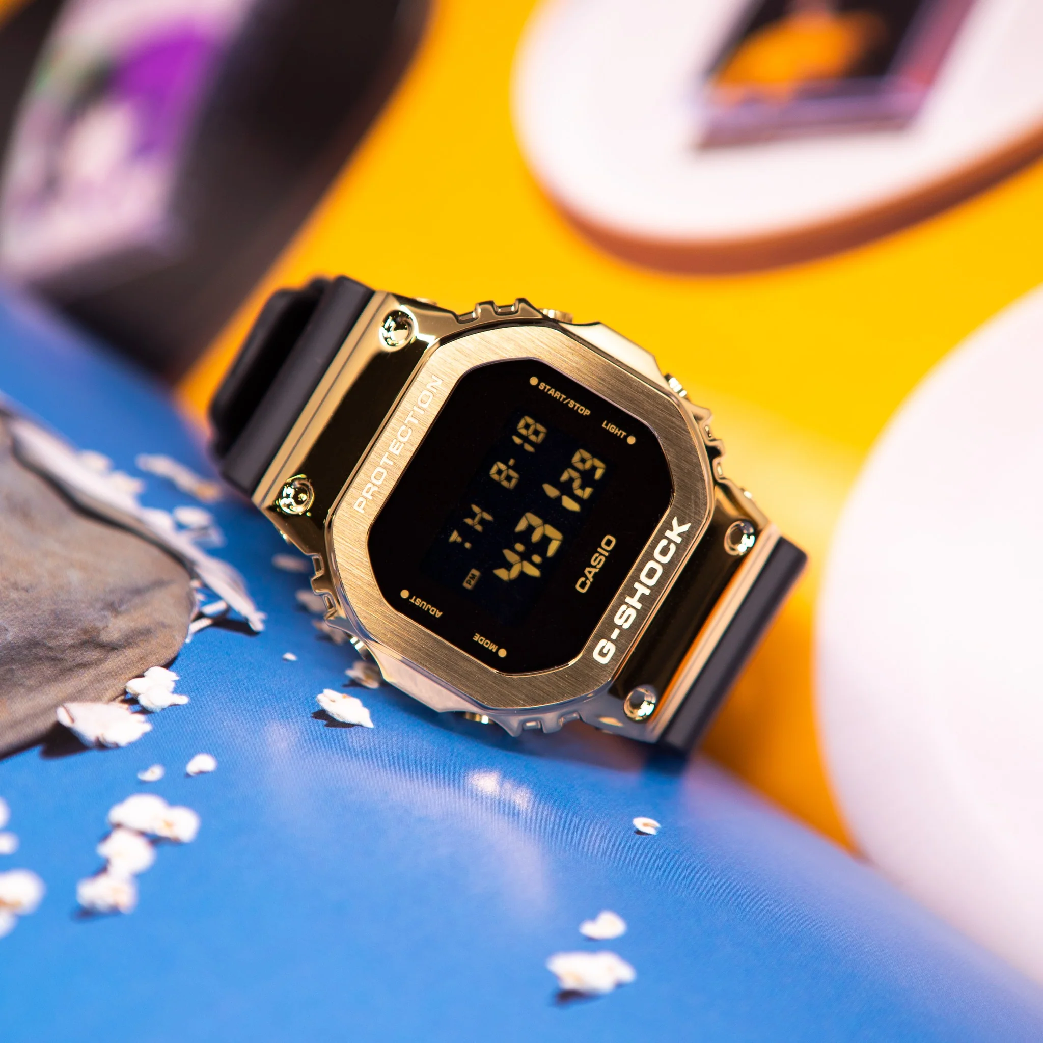 CASIO G-SHOCK GM-5600G-9DR DIGITAL GOLD BLACK WATCH - Image 11