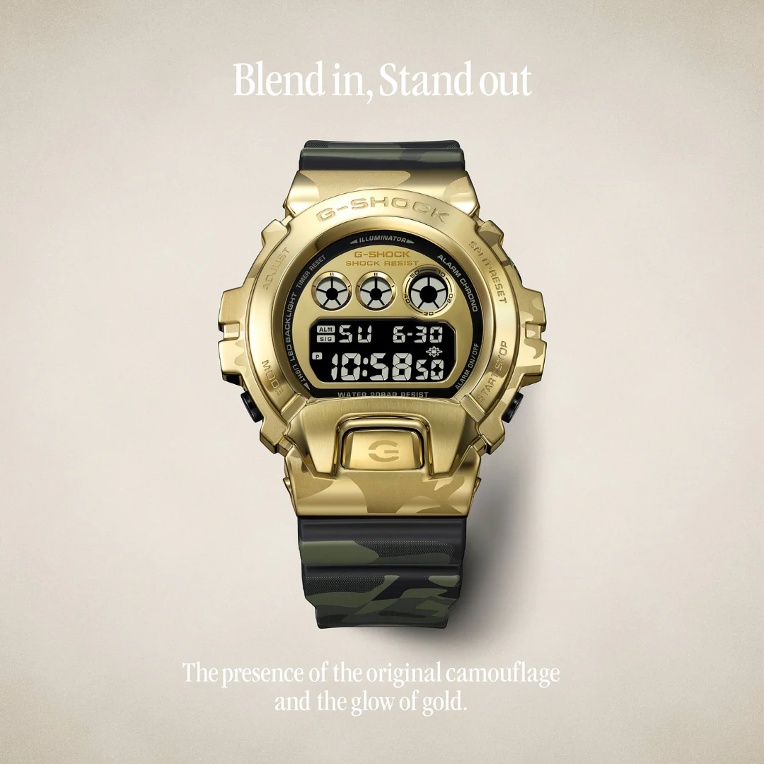 CASIO G-SHOCK GM-6900CMG-3DR BOLD CAMO STANDARD DIGITAL MEN WATCH - Image 5