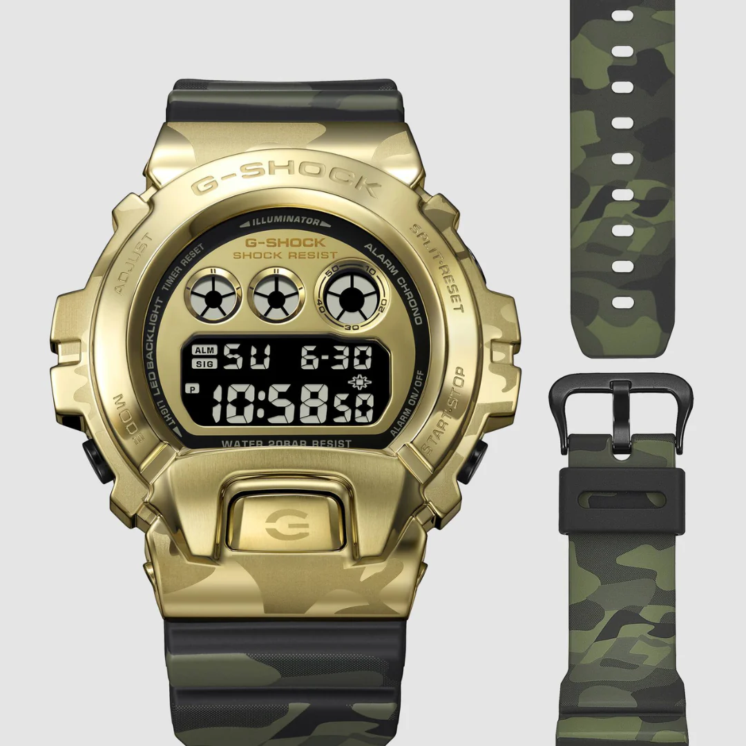CASIO G-SHOCK GM-6900CMG-3DR BOLD CAMO STANDARD DIGITAL MEN WATCH - Image 7