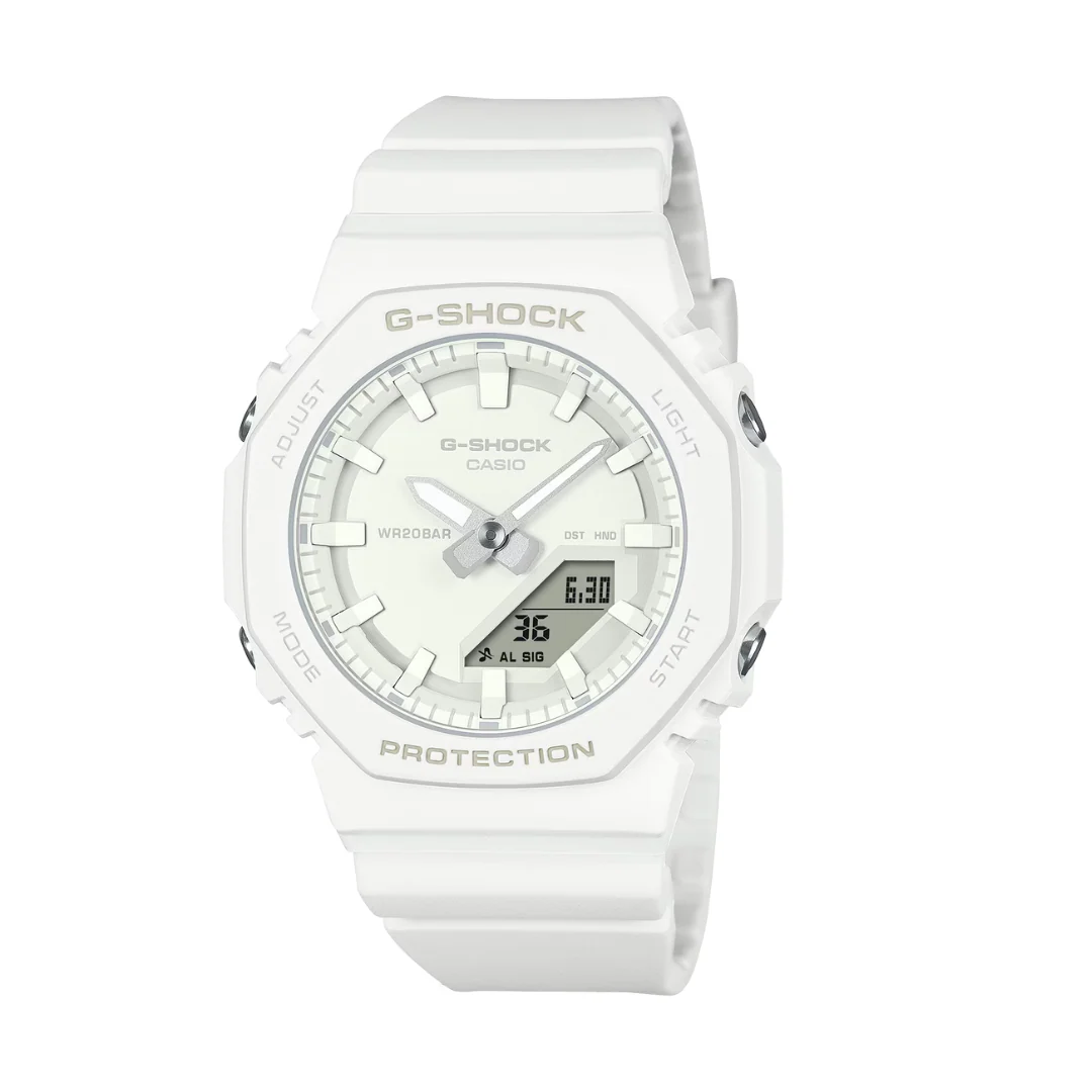 CASIO G-SHOCK GMA-P2100-7ADR ANALOG-DIGITAL WHITE WOMEN WATCH