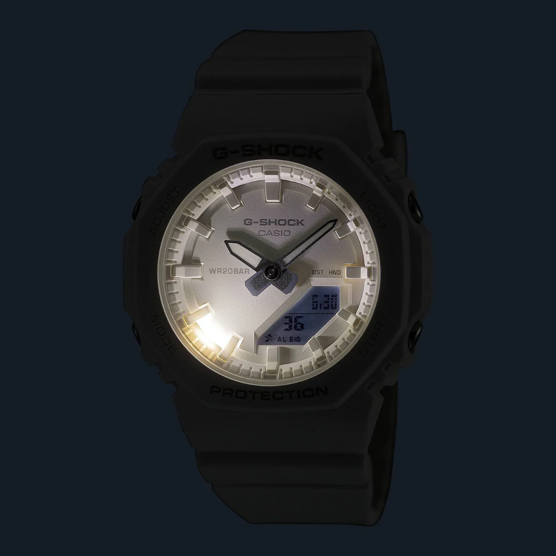CASIO G-SHOCK GMA-P2100-7ADR ANALOG-DIGITAL WHITE WOMEN WATCH - Image 5